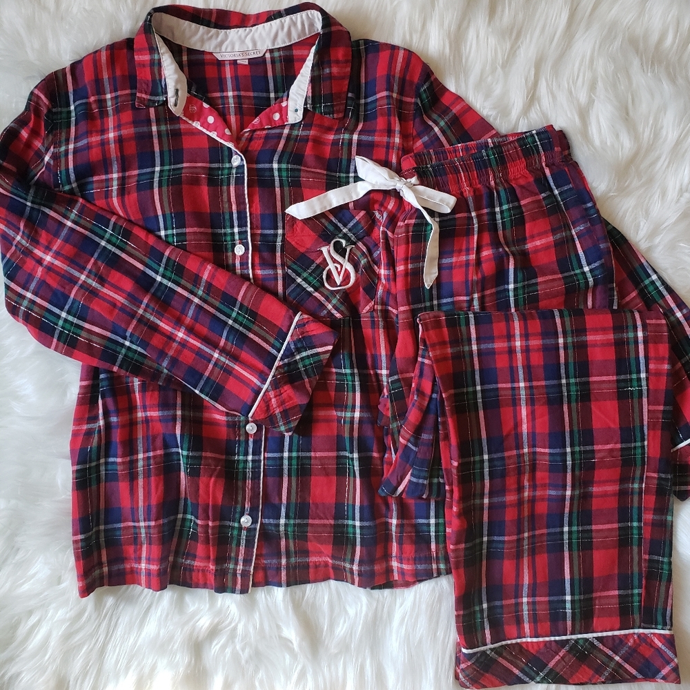 🎄V.S. Holiday Plaid Pj Set🎄